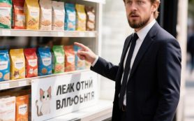 Журналист возмутился рекламой кошачьего корма из-за языкового спора